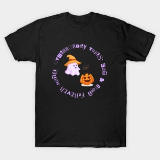 OTHEWORDLY TAILS: CAT AND GHOST, FOREVER MATES! T-Shirt